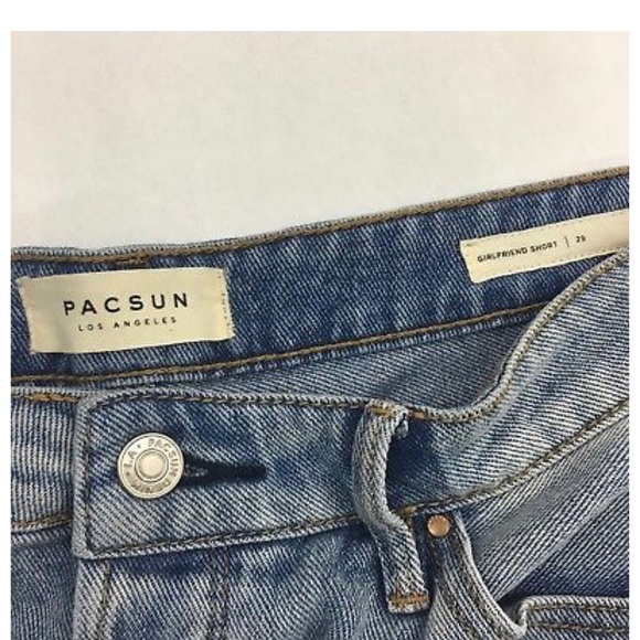 Pacsun Sz 29 Cactus Embroidered Girlfriend Shorts - Picture 3 of 3